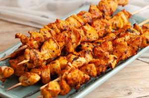 Zatar Spiced Chicken Kebabs